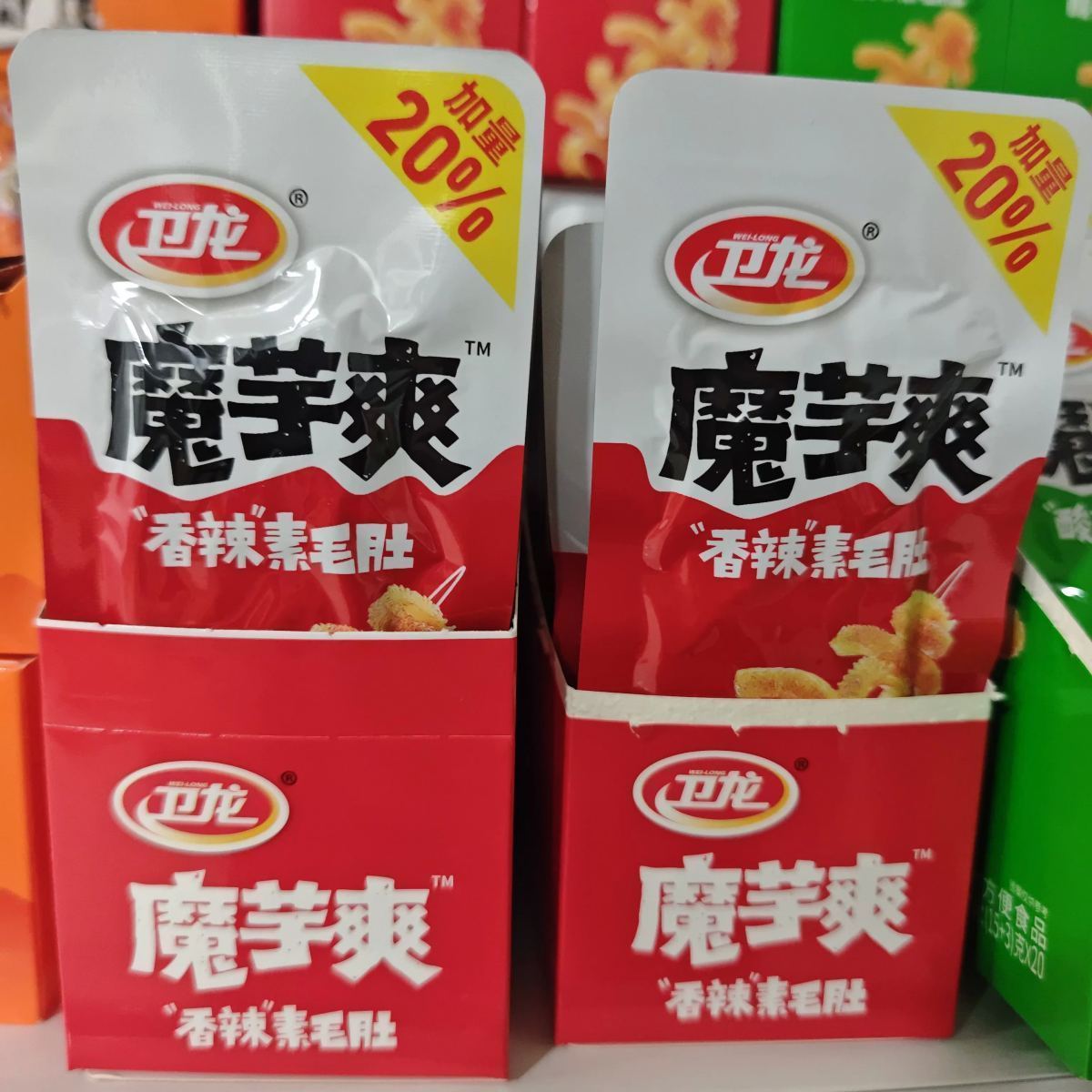 卫龙魔芋爽15g+3g(香辣味）
