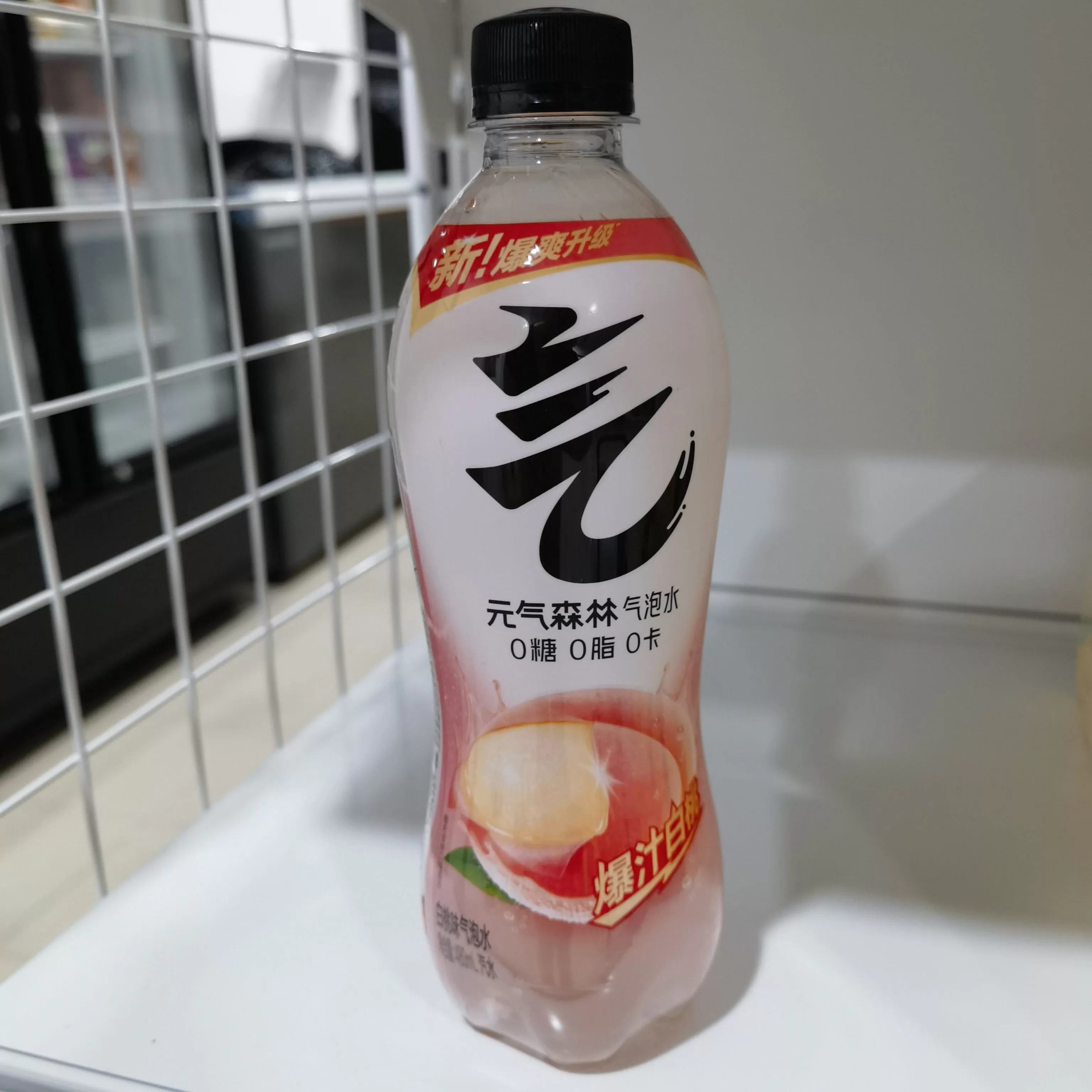 元气森林苏打气泡水480ml(白桃味/瓶装）