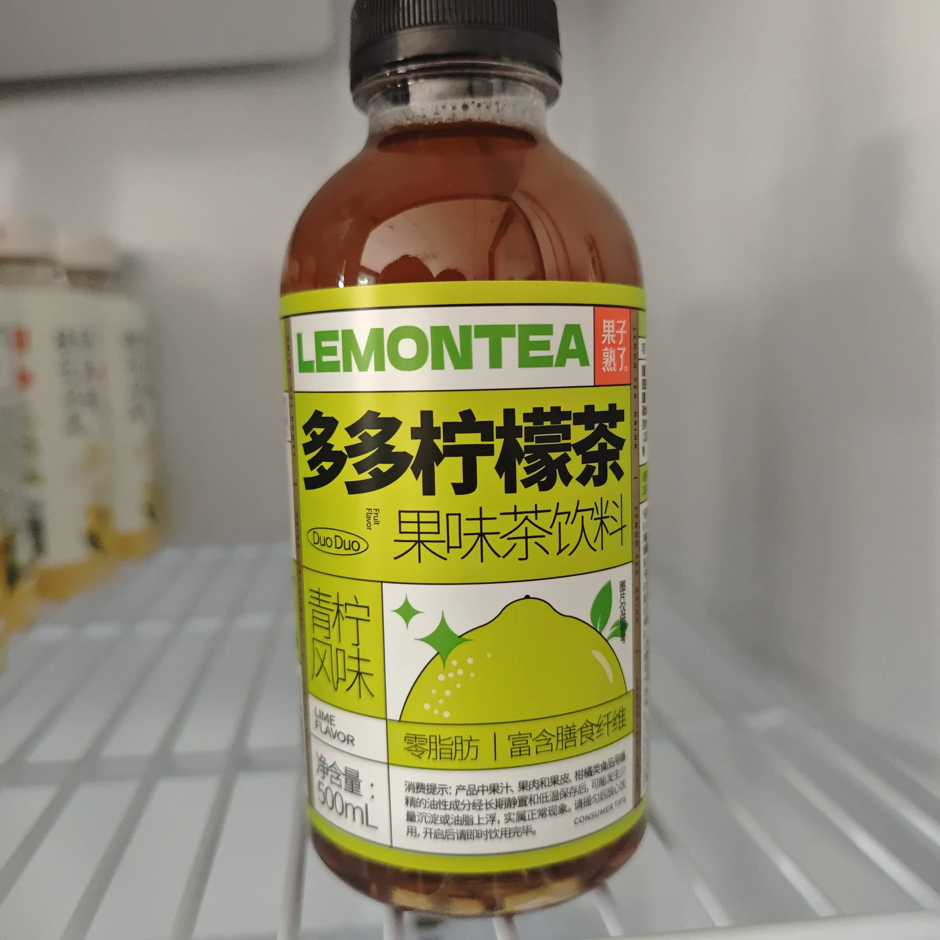 果子熟了 多多柠檬茶【青柠风味】500ml