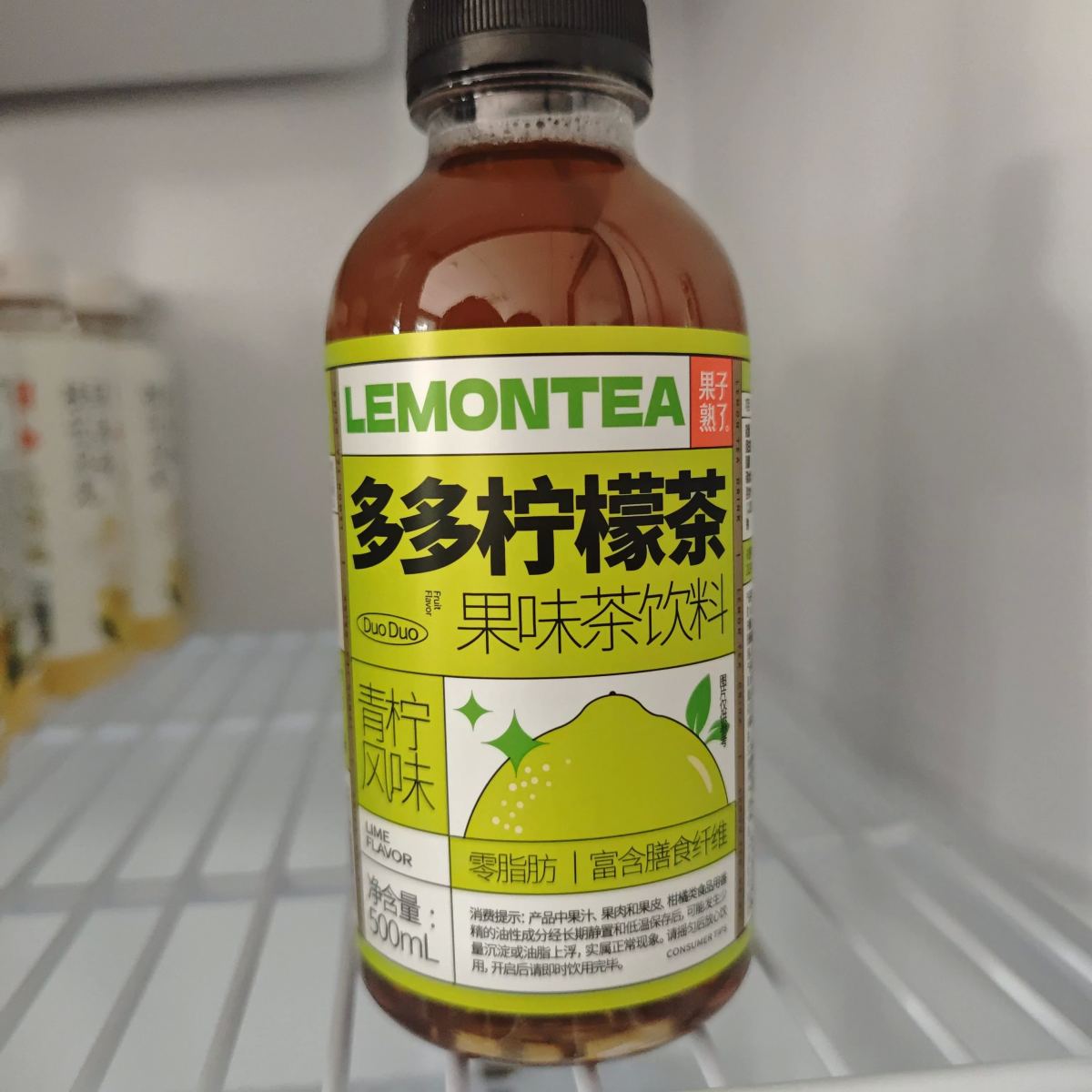 果子熟了 多多柠檬茶【青柠风味】500ml