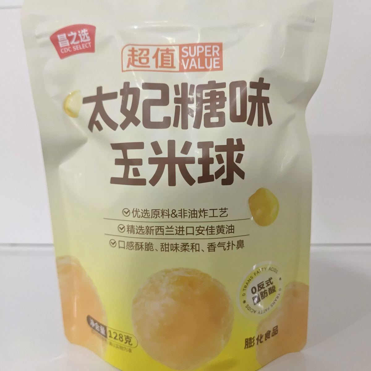 昌之选 超值太妃糖味玉米球128g