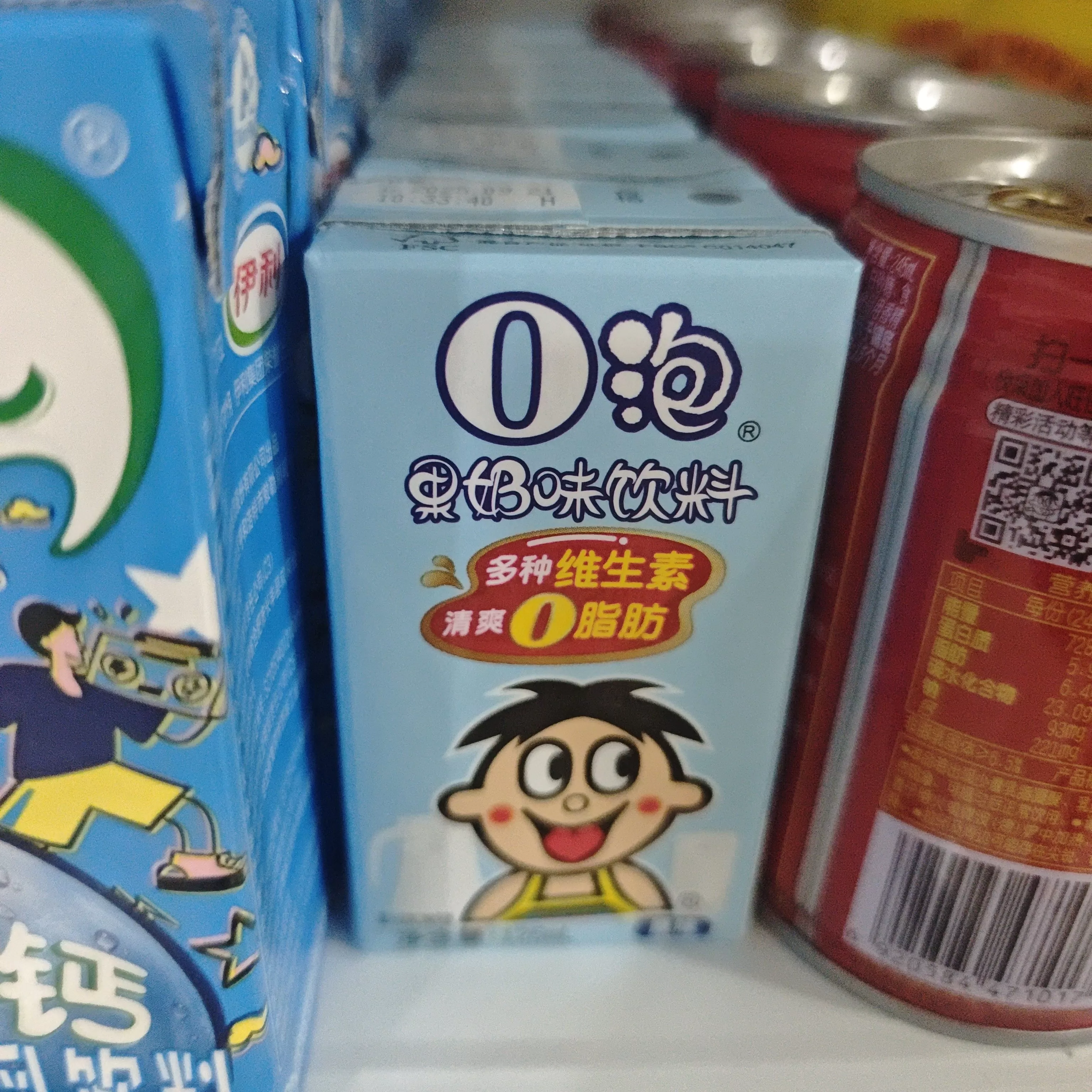 旺旺 0泡果奶味饮料【原味-纸盒装】125ml