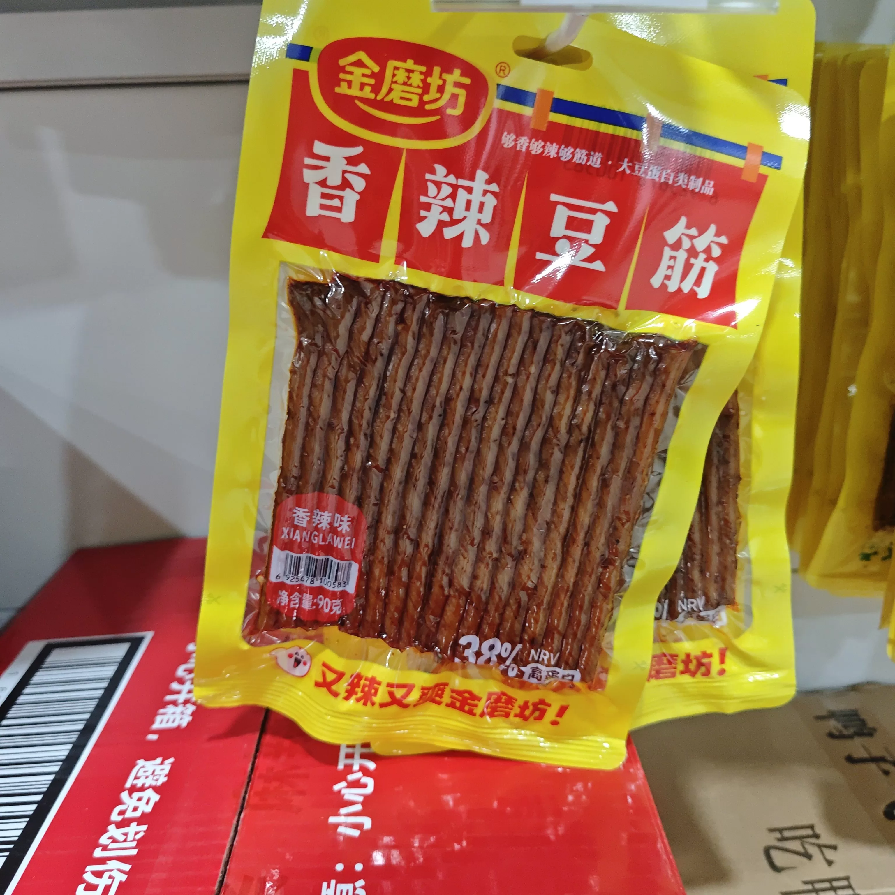 金磨坊 香辣豆筋【香辣味】90g
