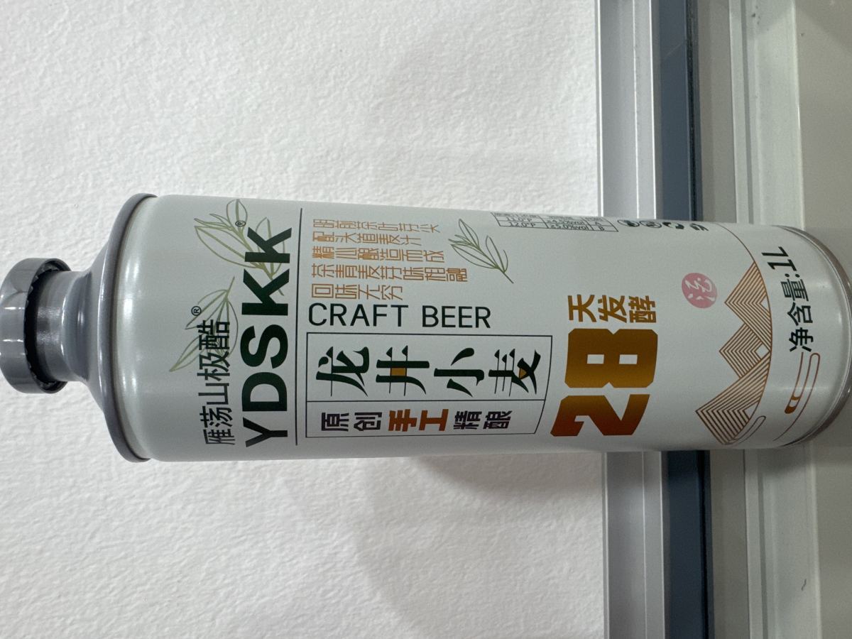 龙井小麦精酿啤酒1l