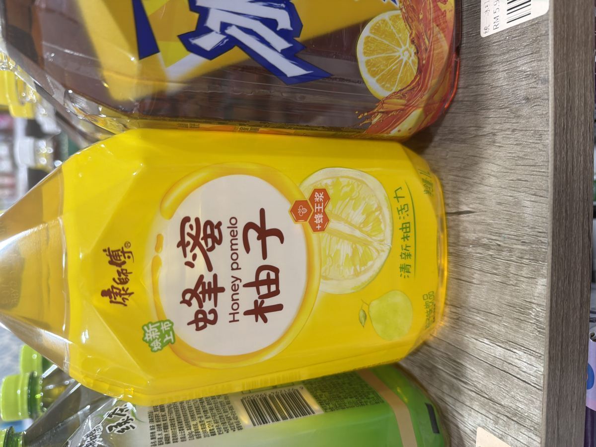 康师傅大瓶装饮料蜂蜜柚子 1L