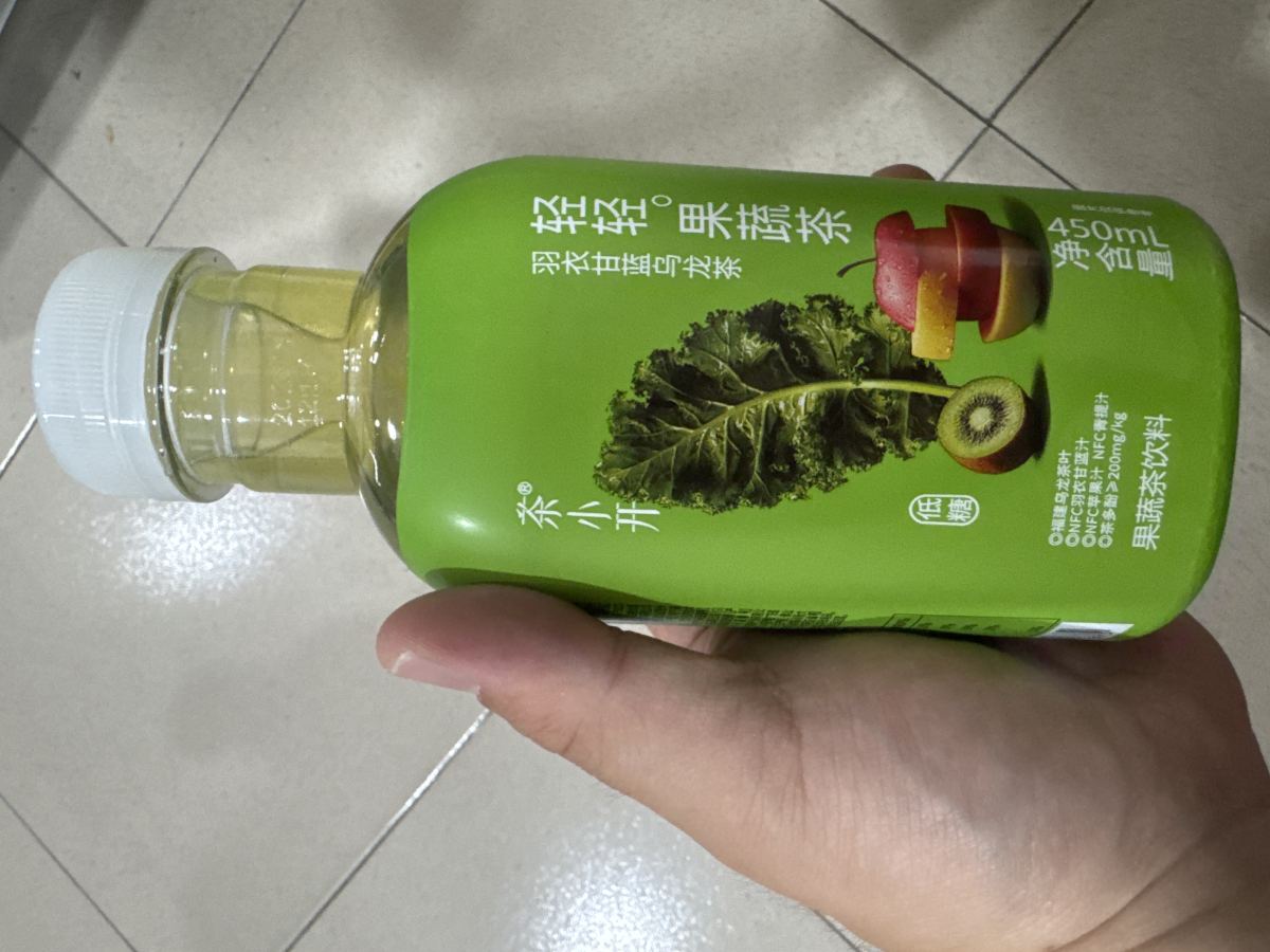 茶小开 果蔬茶【羽衣甘蓝乌龙】450ml