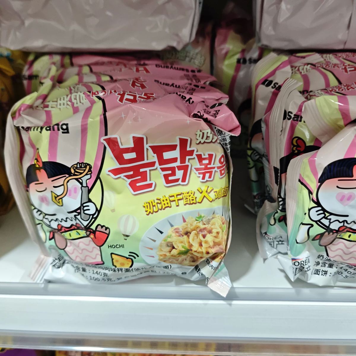 三养火鸡面（奶油干酪辣鸡肉味拌面）单包装