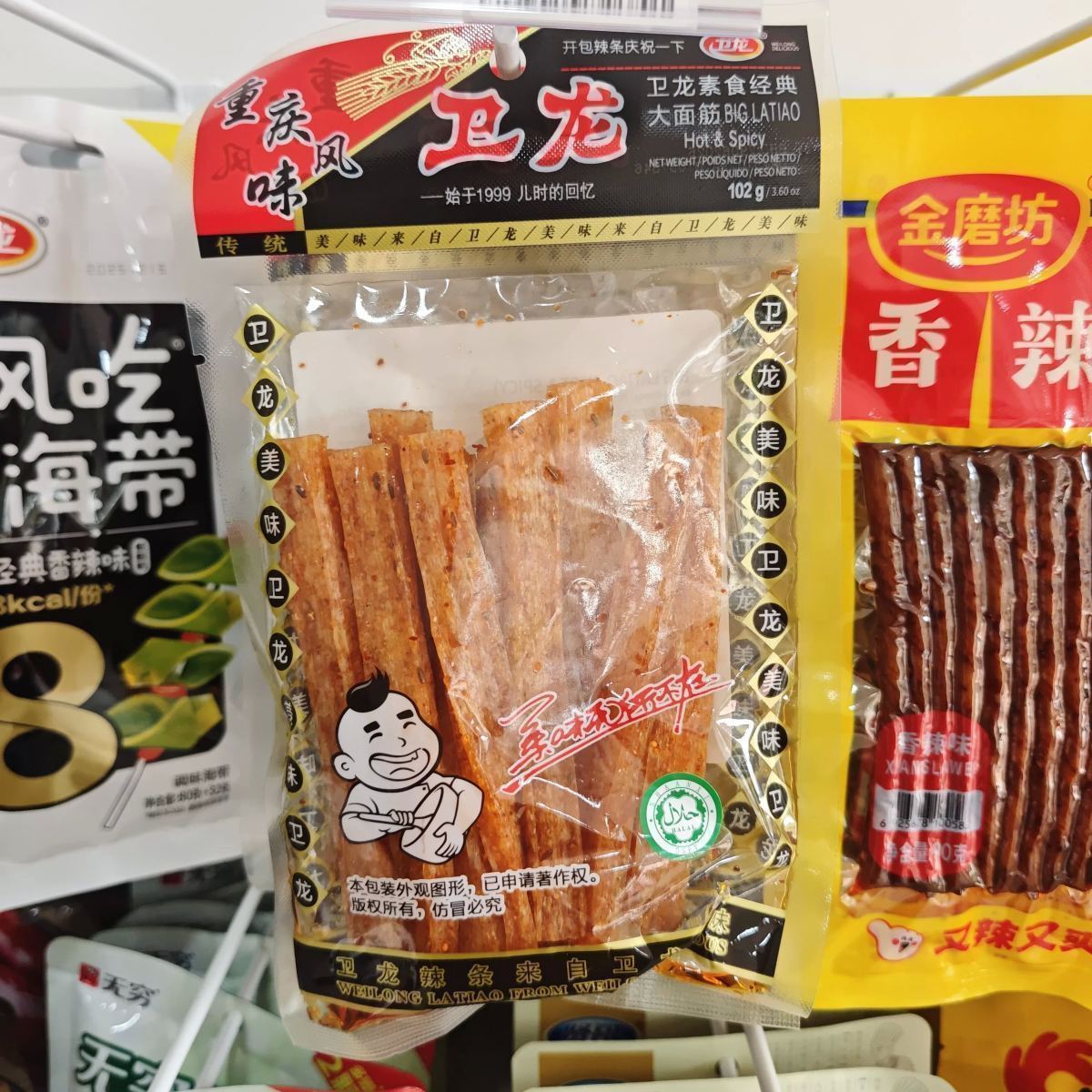 卫龙大面筋 102g - 图片 1