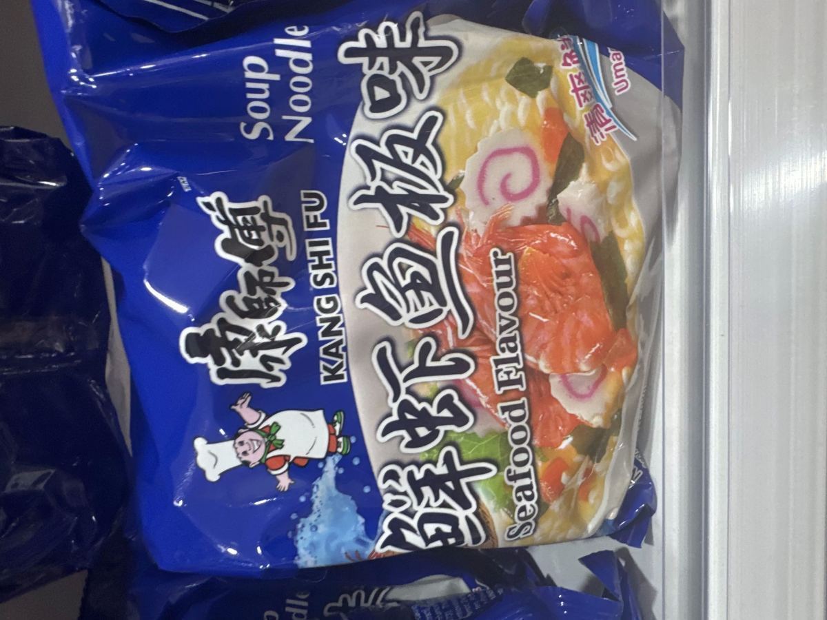 康师傅鲜虾鱼板面/单包装