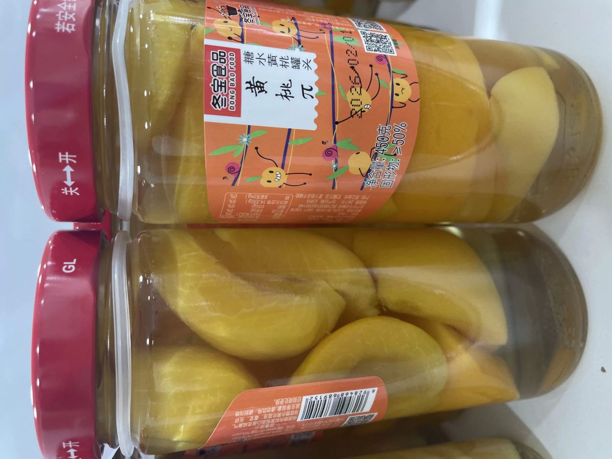 东宝糖水罐头（黄桃）450g