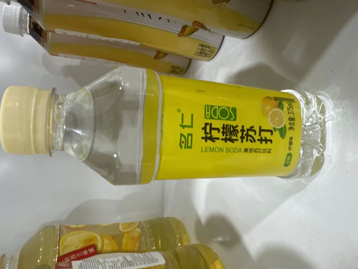 名仁苏打水375ml（柠檬味/瓶装）