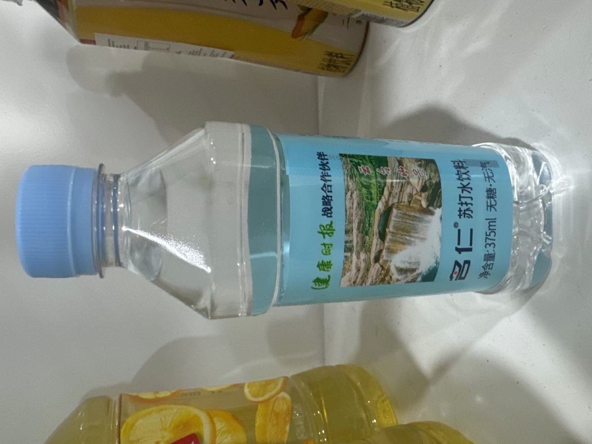 名仁苏打水375ml（无糖/瓶装）