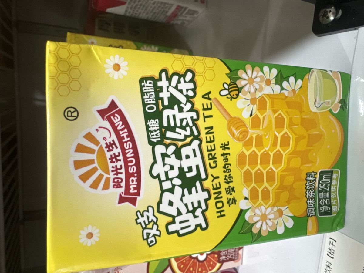 阳光先生蜂蜜绿茶250ml