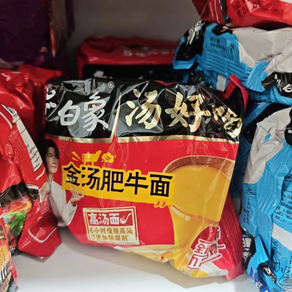 白象金汤肥牛面 袋装115g - 图片 1