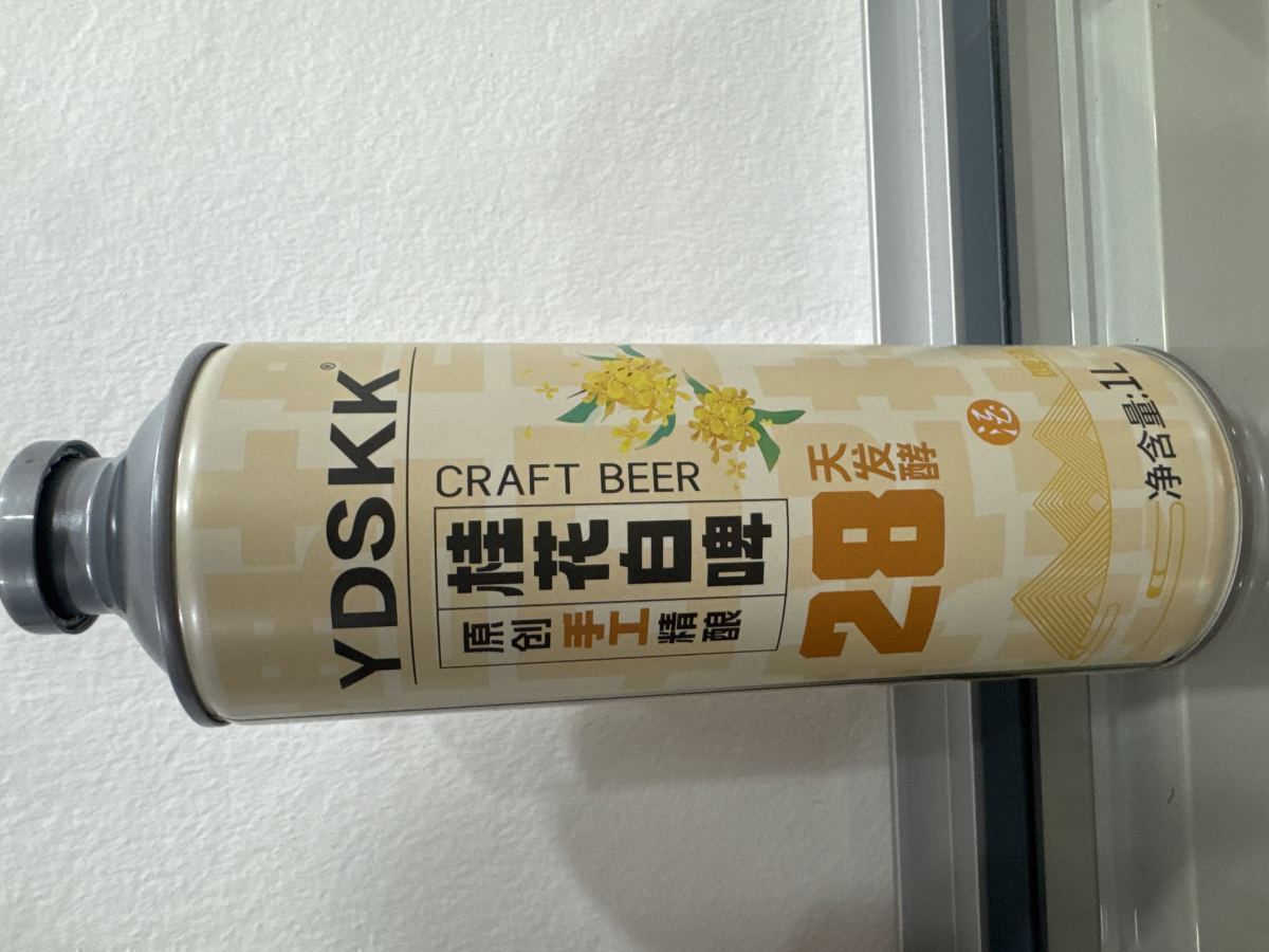 桂花白啤精酿啤酒1L
