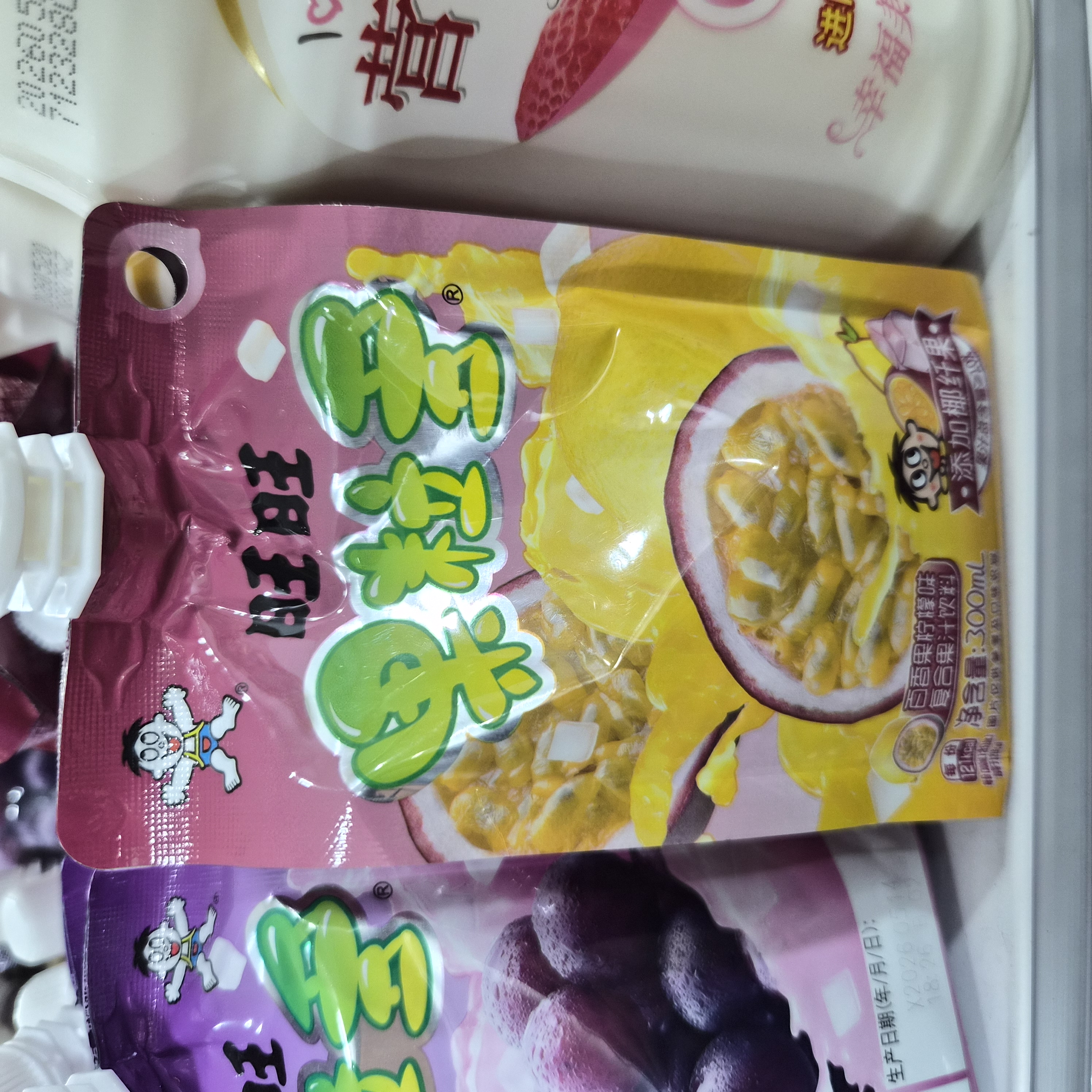 果粒多百香果柠檬汁300ml