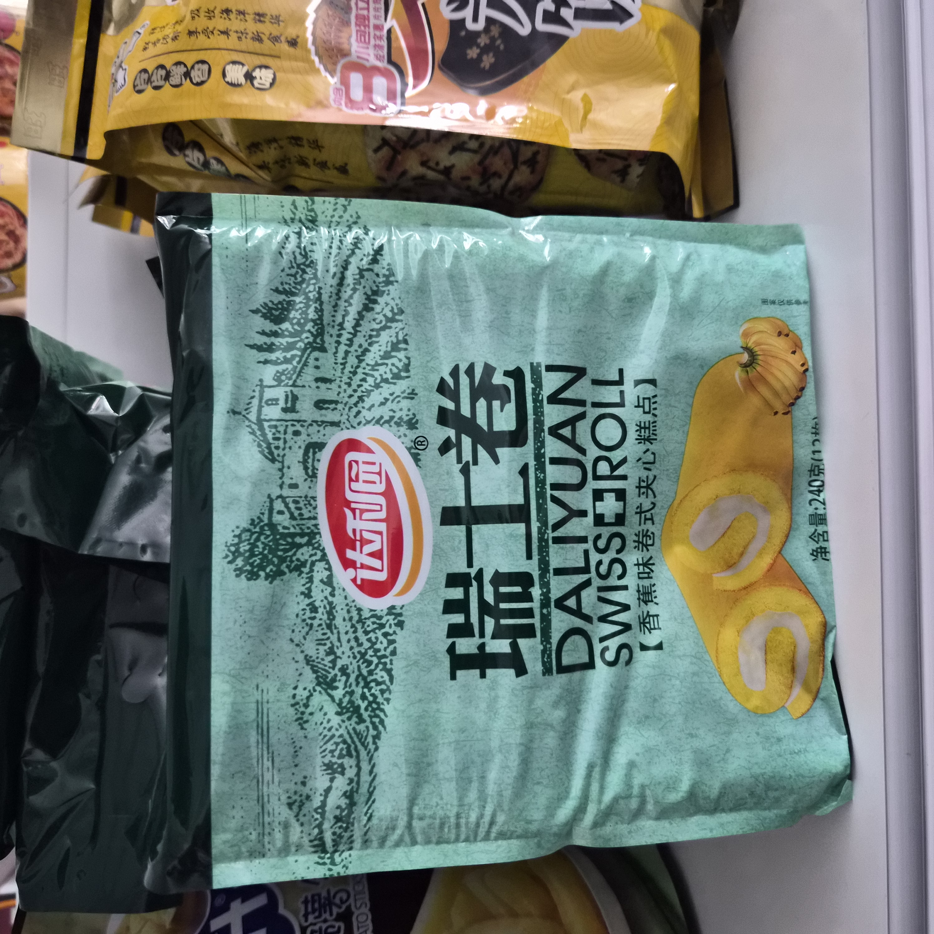 达利园瑞士卷香蕉味240g