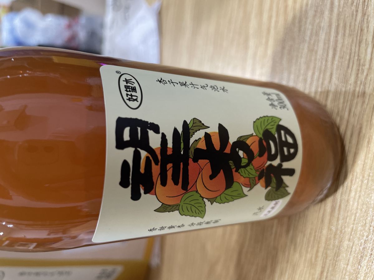 望杏福杏子果汁气泡水300ml