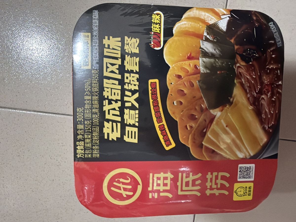 自热火锅老成都风味麻辣300g